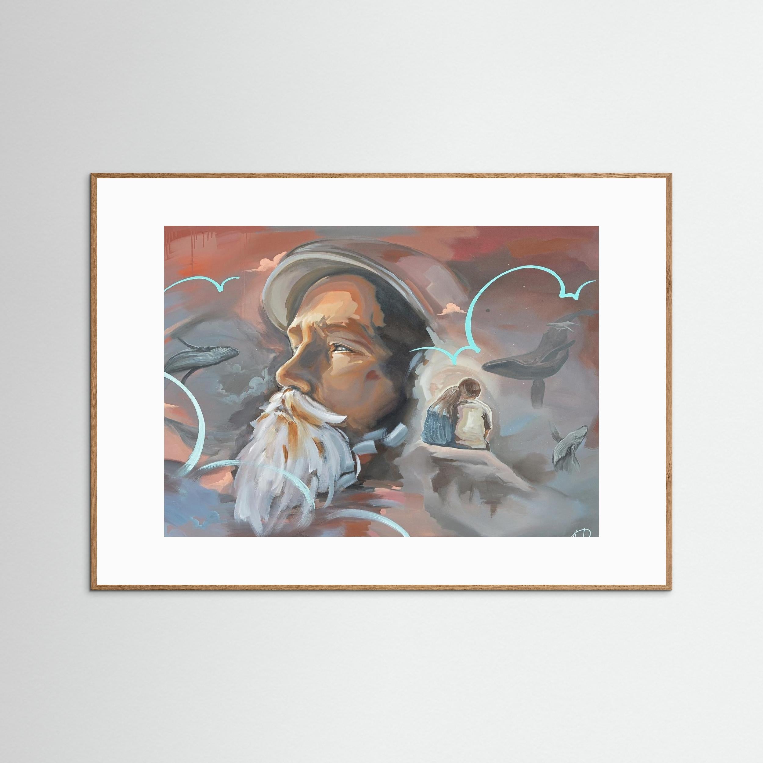 Fine Art Paper: "Contemplating Man"