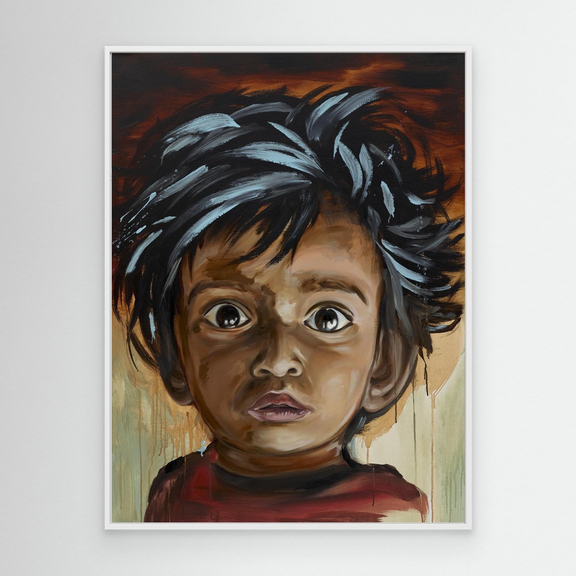Canvas Print: "Brown Eyes"