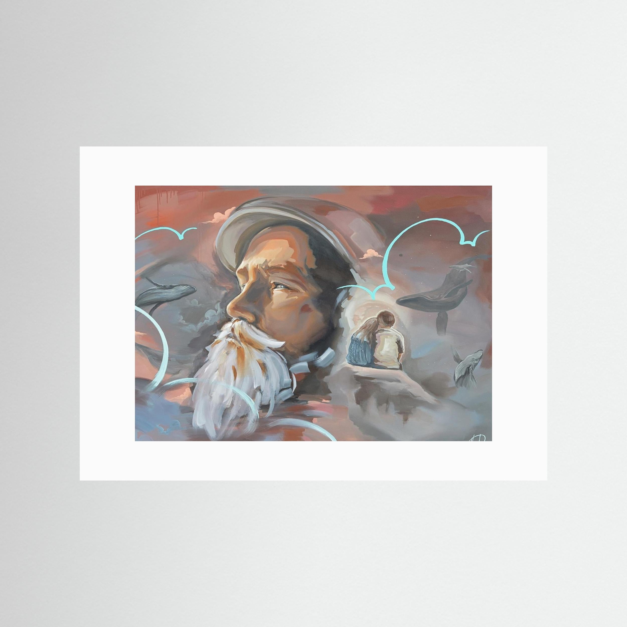 Fine Art Paper: "Contemplating Man"