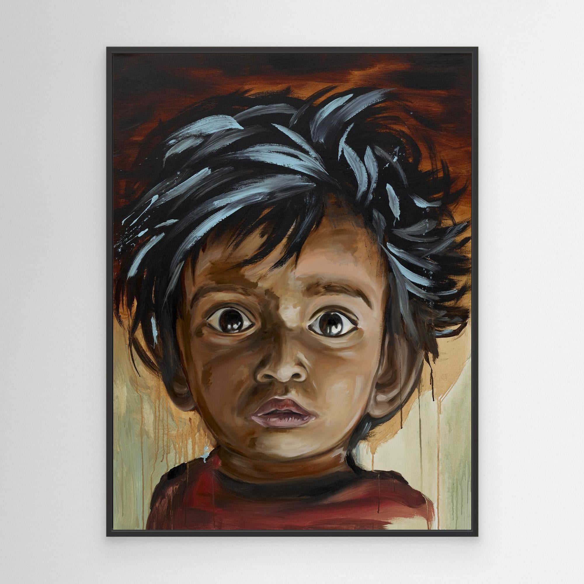 Canvas Print: "Brown Eyes"