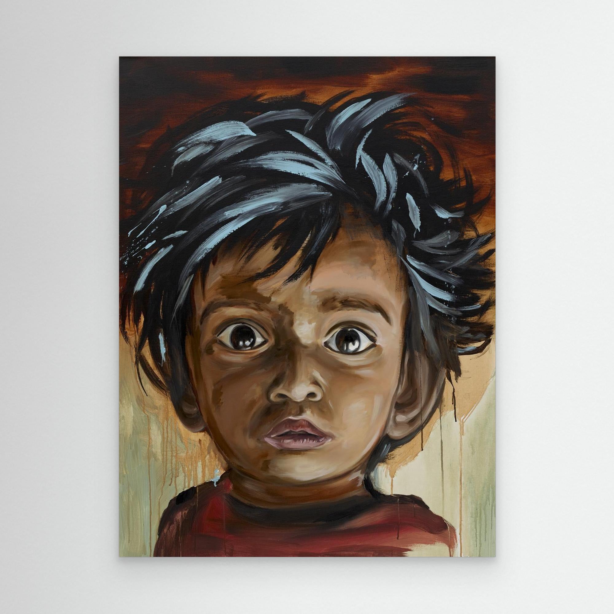 Canvas Print: "Brown Eyes"