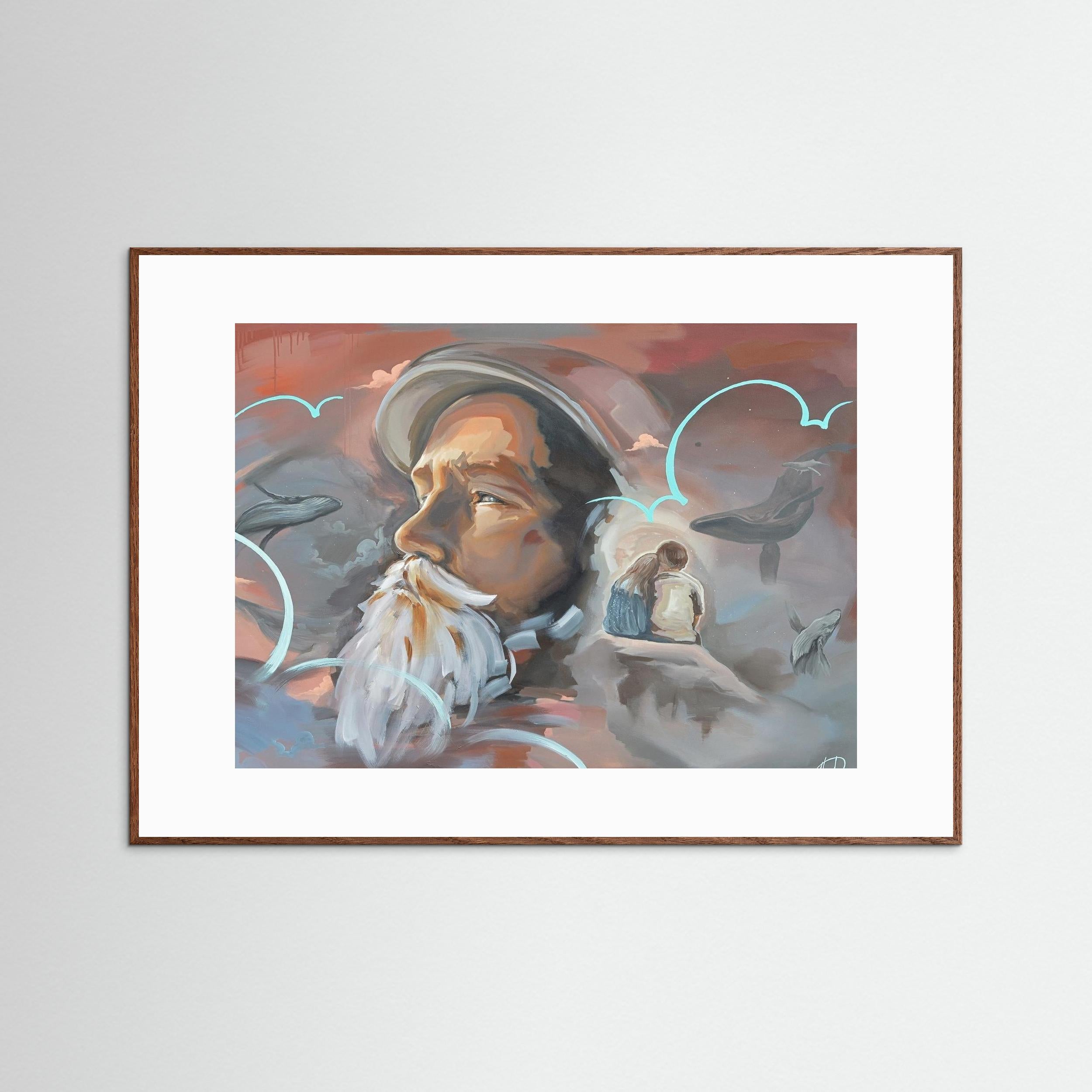 Fine Art Paper: "Contemplating Man"